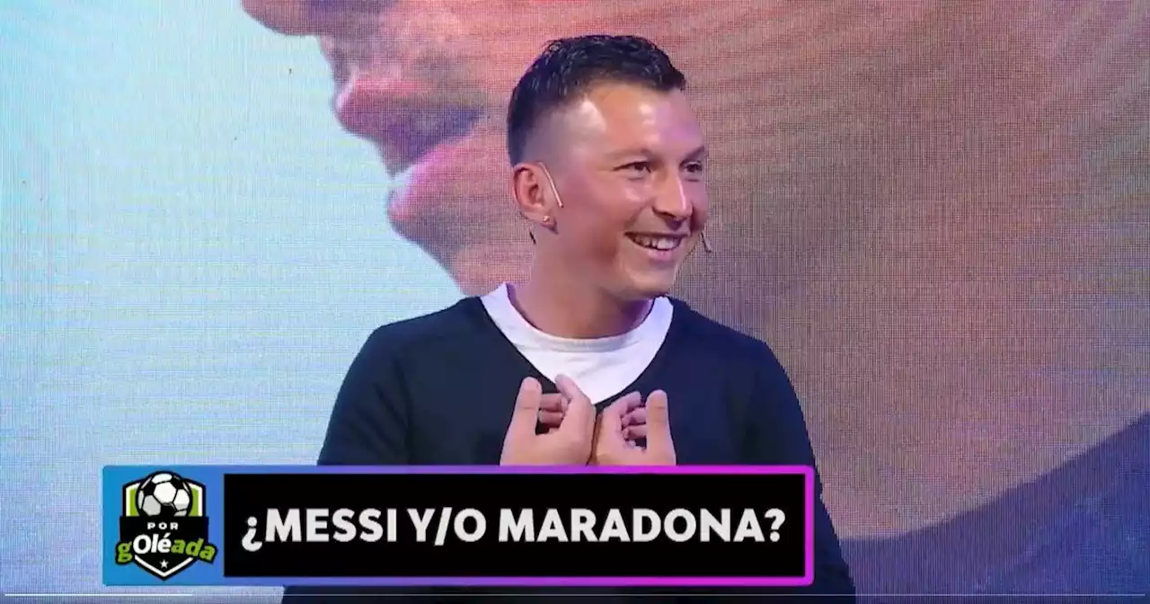 Oberman en el Twitch de Olé: el día que le sacó el puesto a Messi