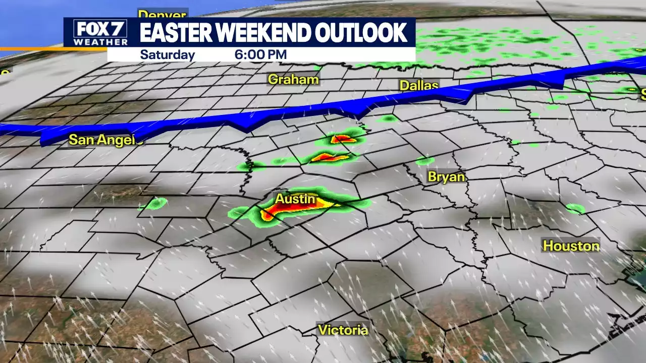 Weekend storms possible as summer-like temperatures return