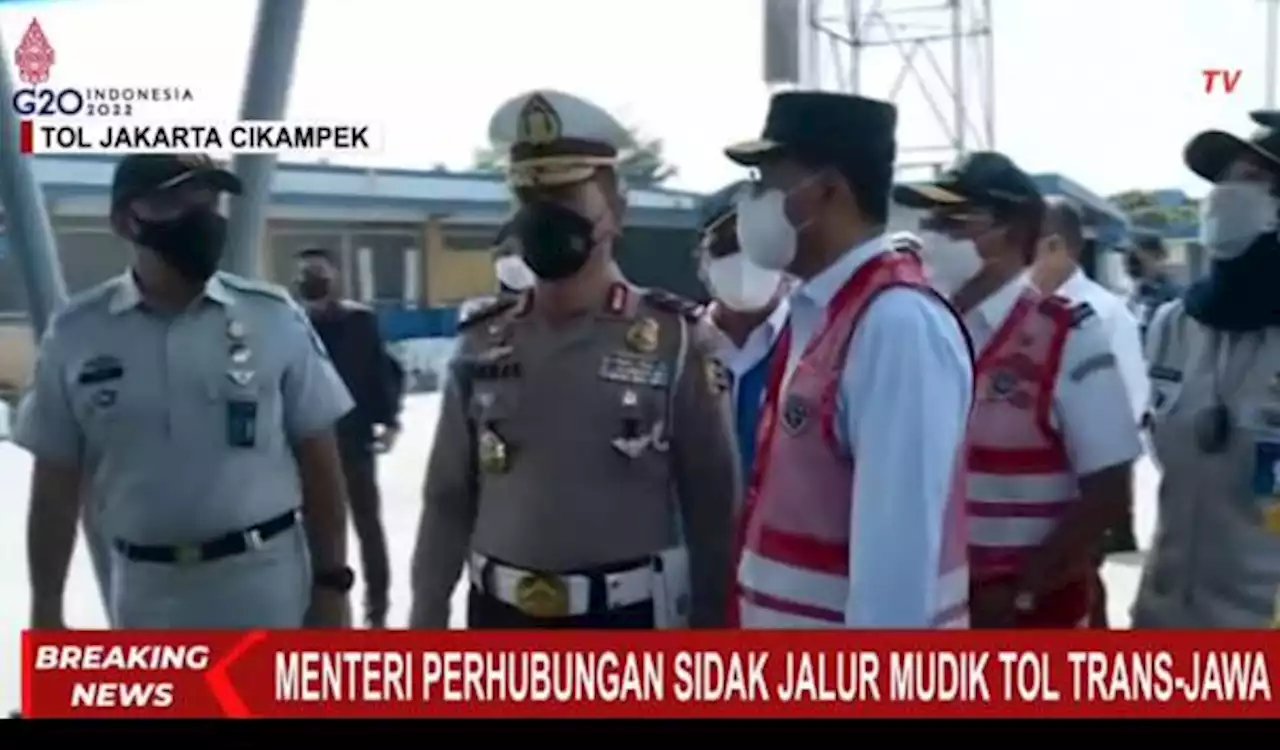 Jelang Mudik Lebaran 2022, Menhub dan Kakorlantas Polri Tinjau Tol Jakarta-Cikampek