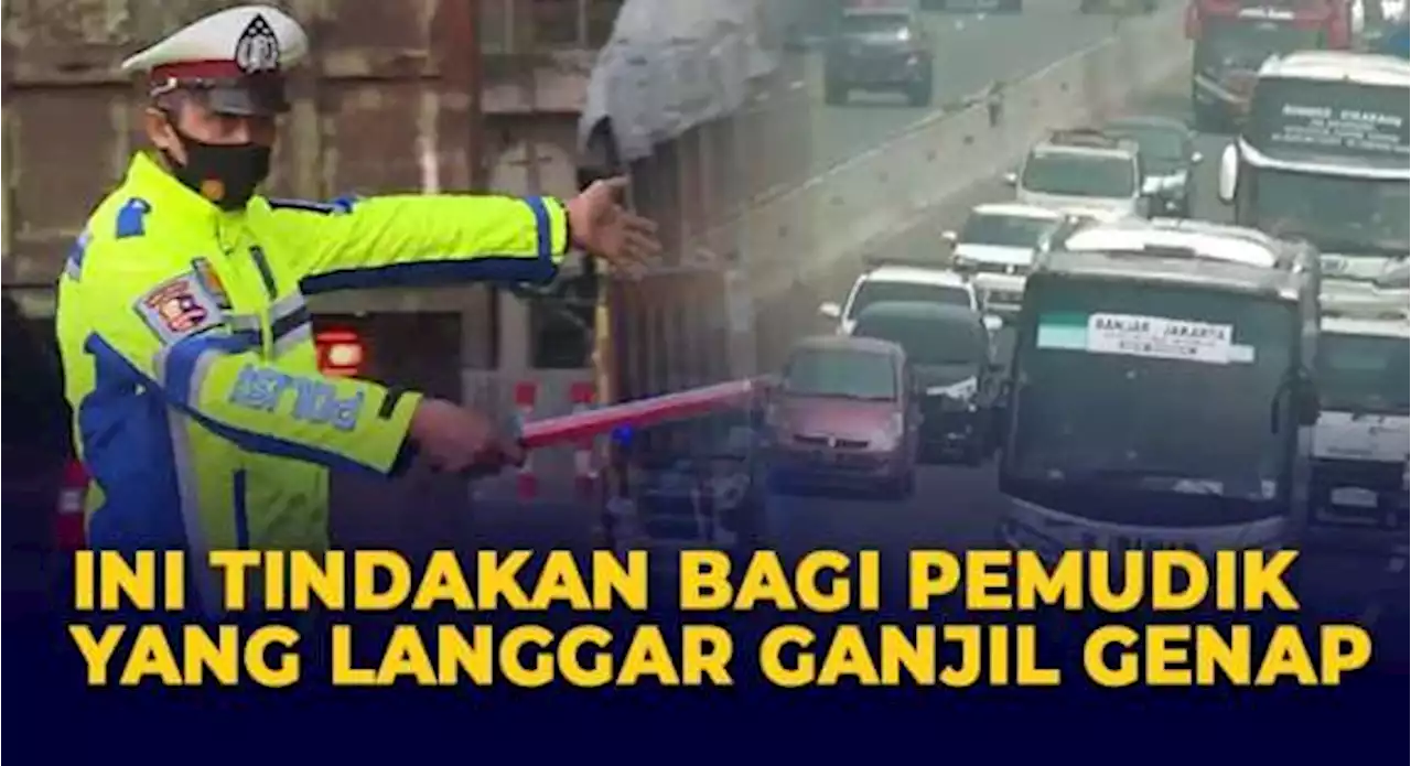 Langgar Ganjil Genap saat Arus Mudik Lebaran 2022, Pemudik Bakal Dikeluarkan dari Jalan Tol