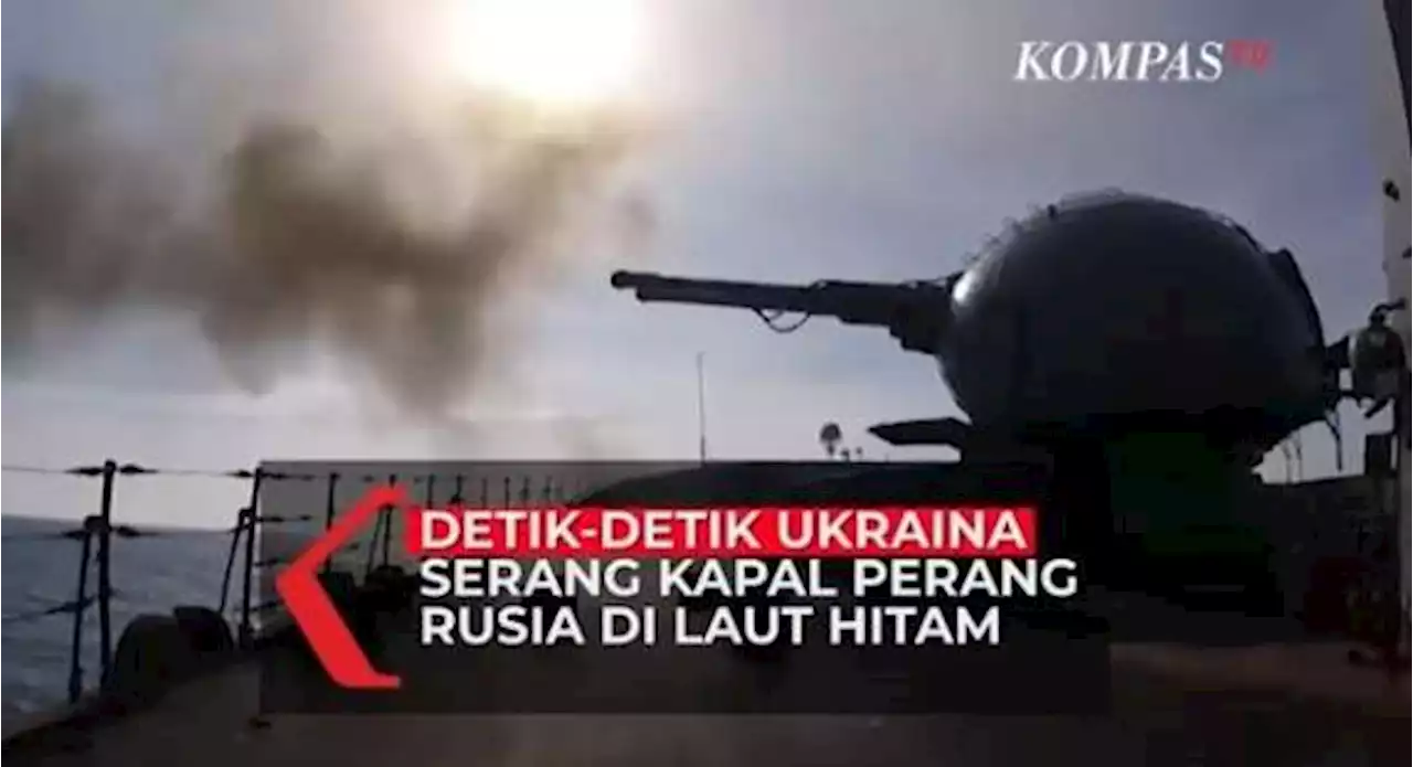 Saat Rudal Ukraina Serang Kapal Perang Rusia Di Laut Hitam