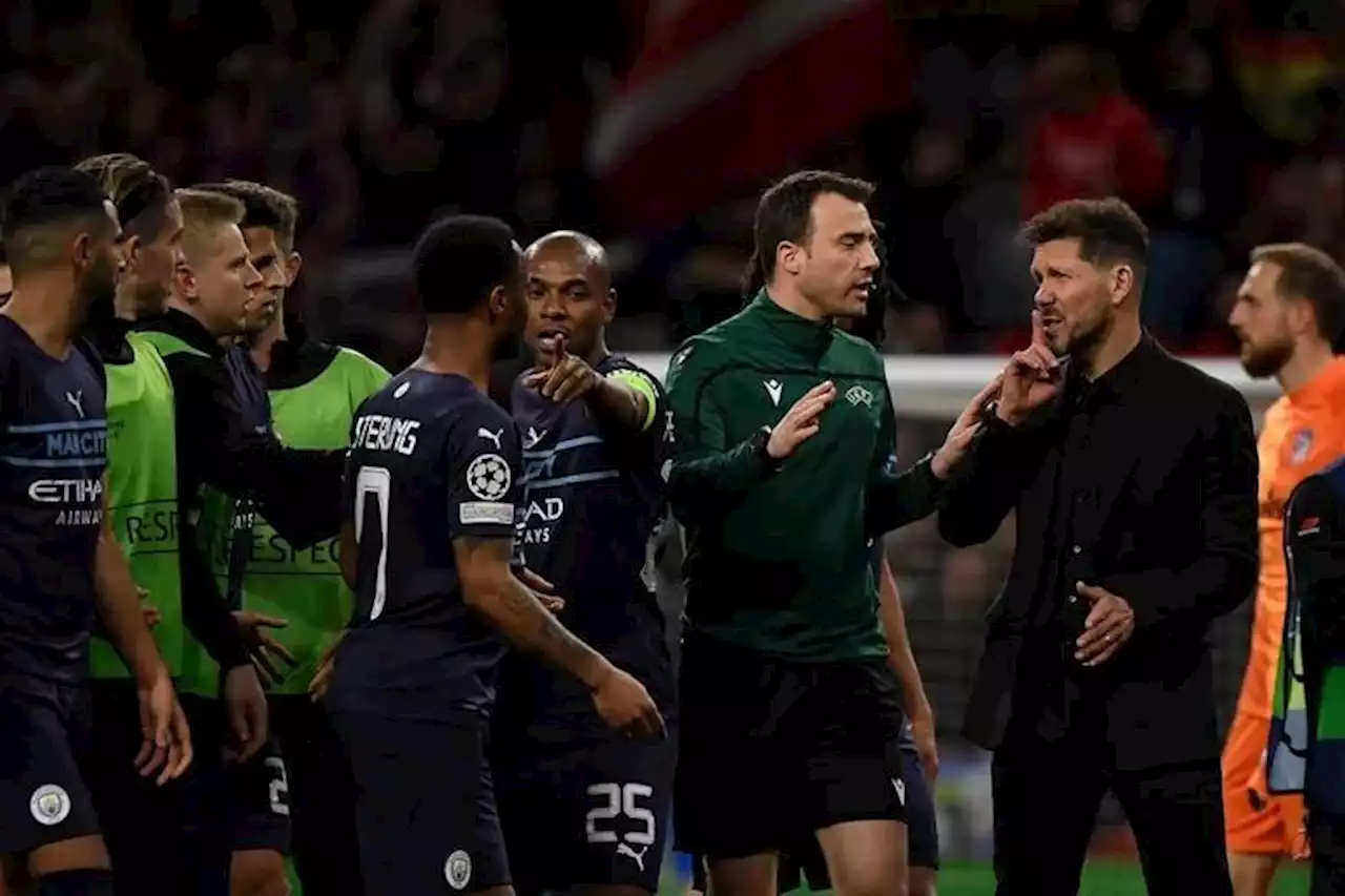 Champions League. En Inglaterra, duros con la reacción final de Atlético de Madrid ante Manchester City: “Vergüenza, mal gusto, payasadas”