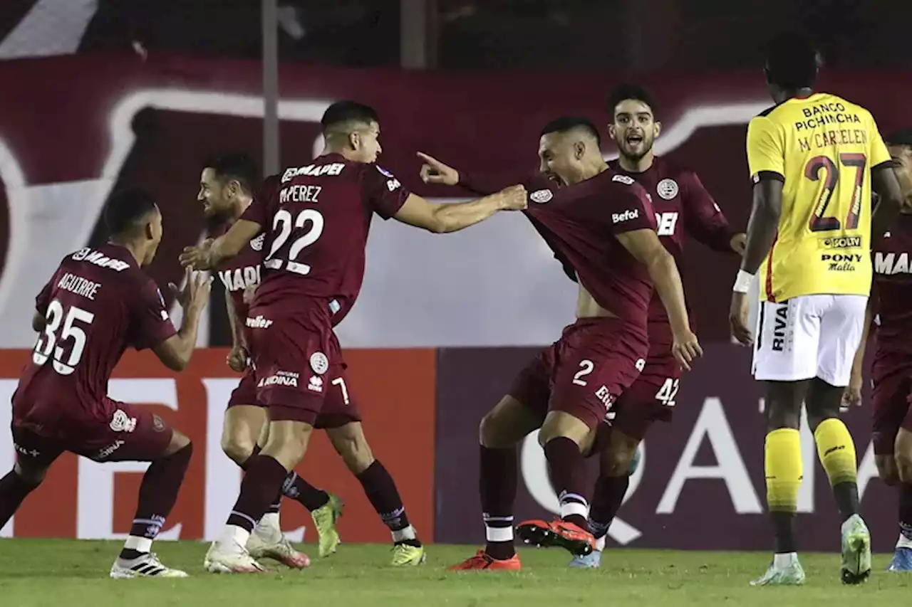 Copa Sudamericana: Lanús ganó con polémica, el vigente Pepe Sand y la magia de Alexandro Bernabei