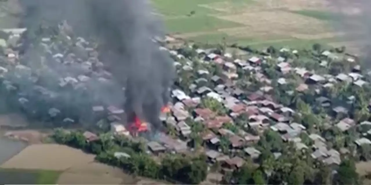 'Rumah-Rumah Kami Hancur dalam Sedetik Dibakar Militer' | merdeka.com