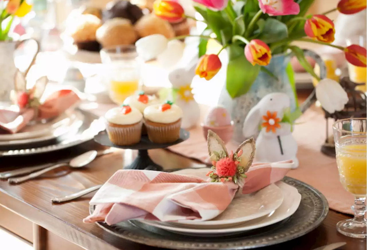 Easter table decor for the picture perfect Sunday lunch