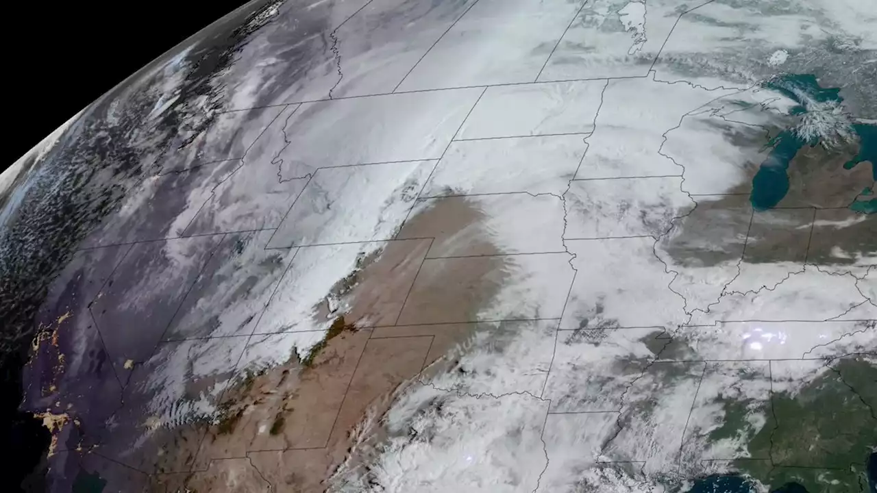 Earth from Orbit: Spring Snowstorm Hits U.S.