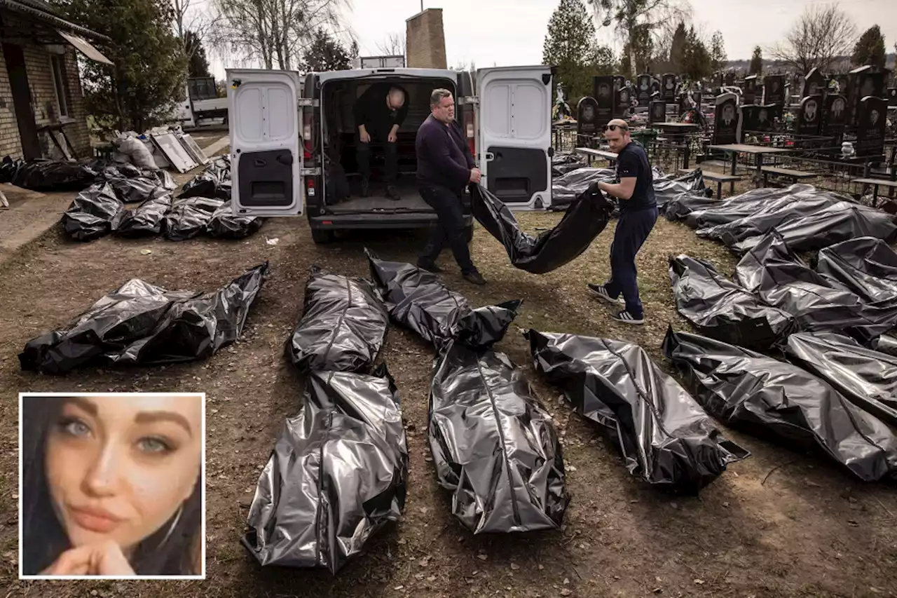 Ukrainian woman raped, killed by Russian troops found in mass grave in Bucha