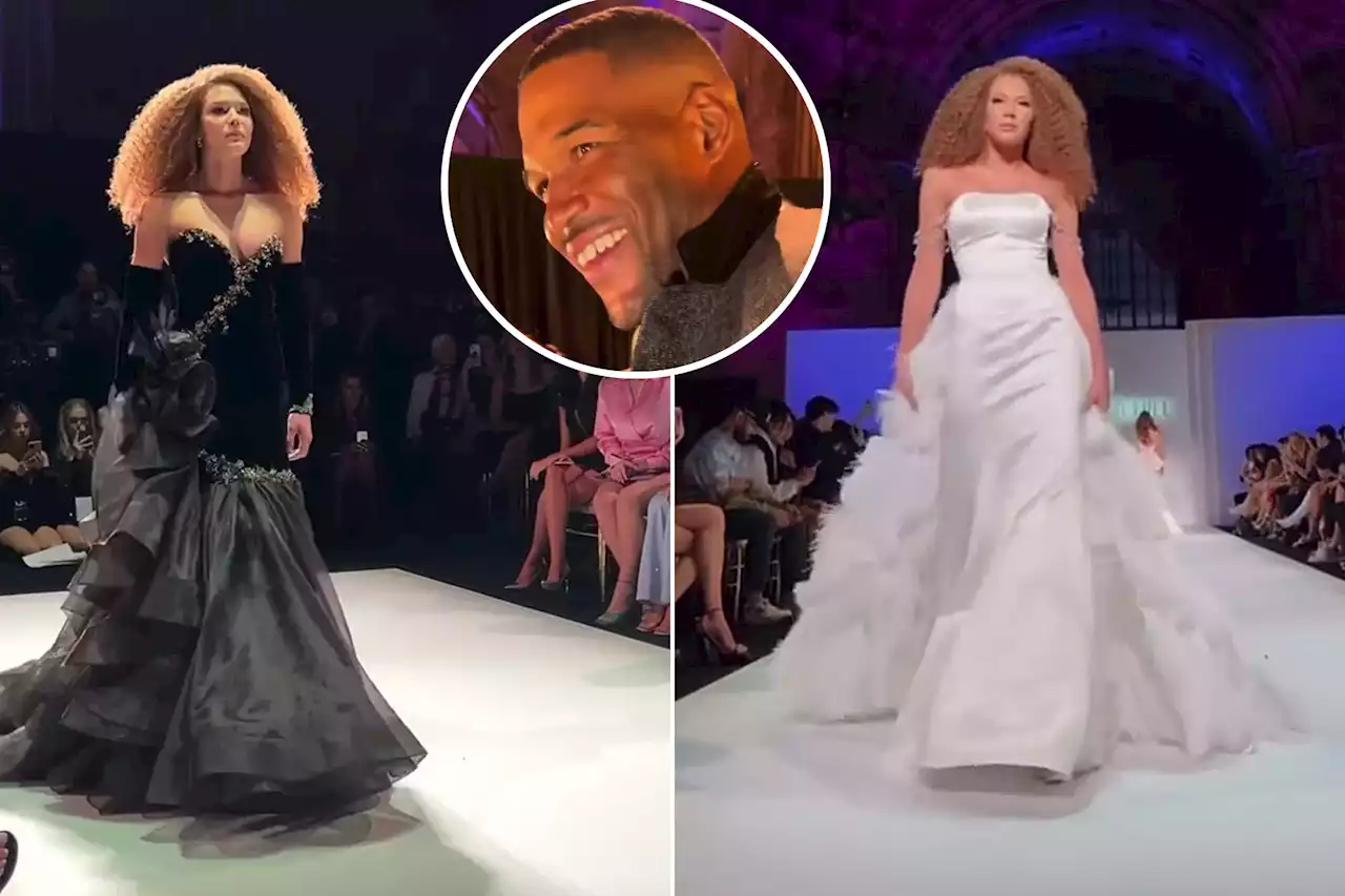 Michael Strahan’s daughter Isabella, 17, makes runway debut