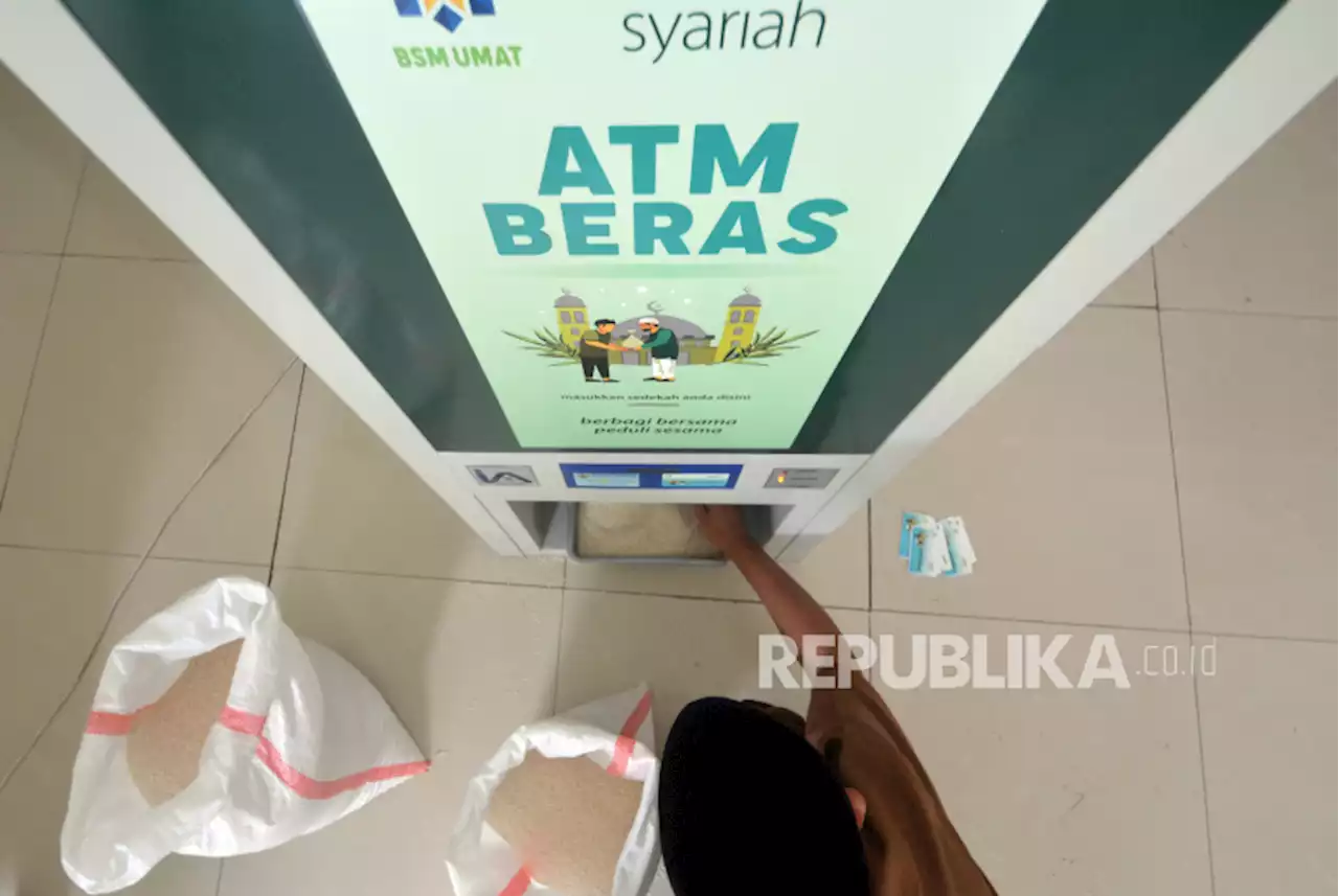 DKM Masjid Nurul Huda Agam Luncurkan ATM Beras untuk Bantu Dhuafa |Republika Online