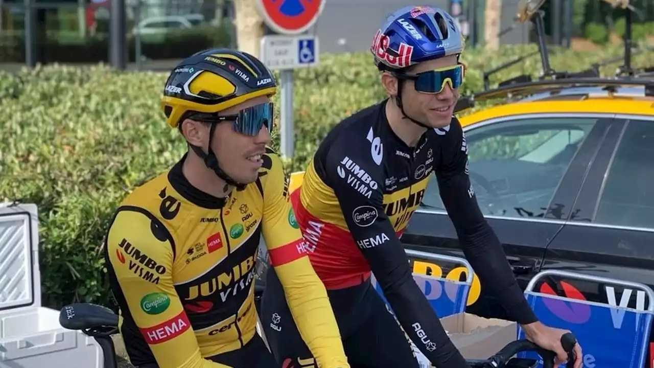 Wout van Aert se prépare pour Paris-Roubaix avec un court entraînement à Compiègne