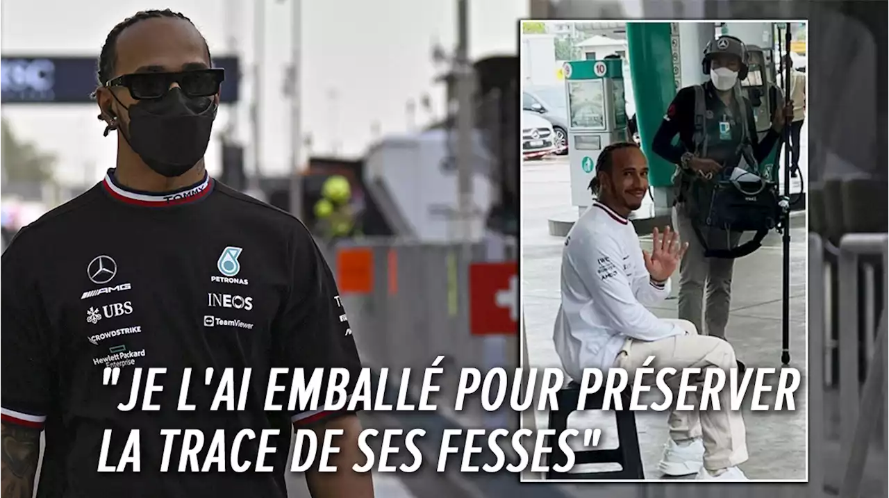 Un pompiste malaisien gagne 600€ en vendant un tabouret sur lequel s'est assis Lewis Hamilton (photos)