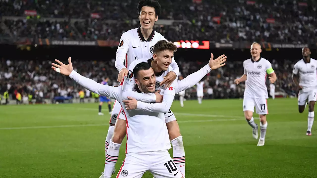 3:2 in Barcelona! Eintracht Frankfurt zaubert sich im Campo Nou ins Halbfinale