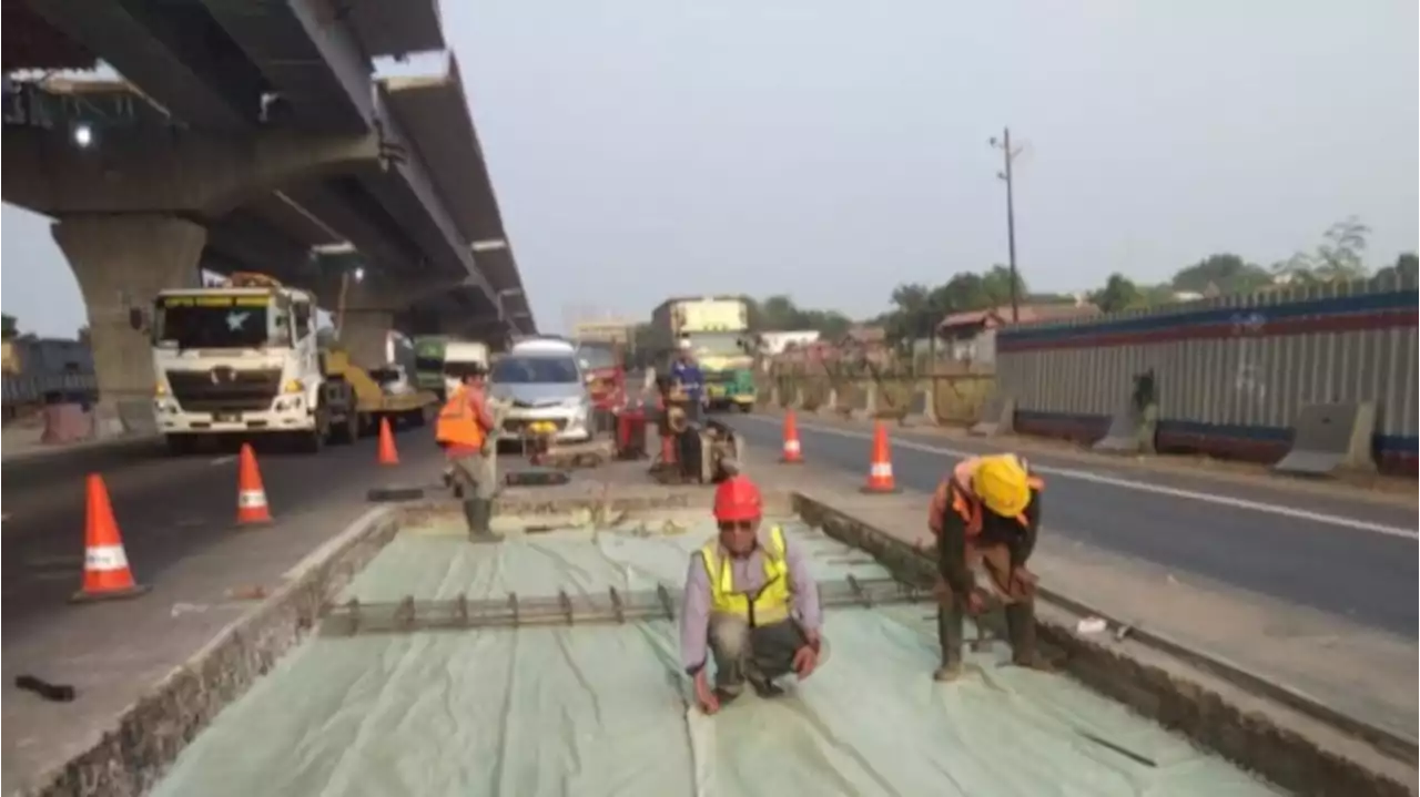 H-10 Lebaran Seluruh Proyek Tol Jakarta-Cikampek Sudah Disetop