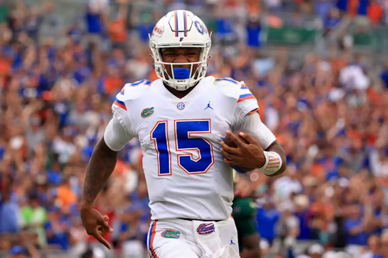 QB Anthony Richardson shines in Gators’ Orange and Blue game