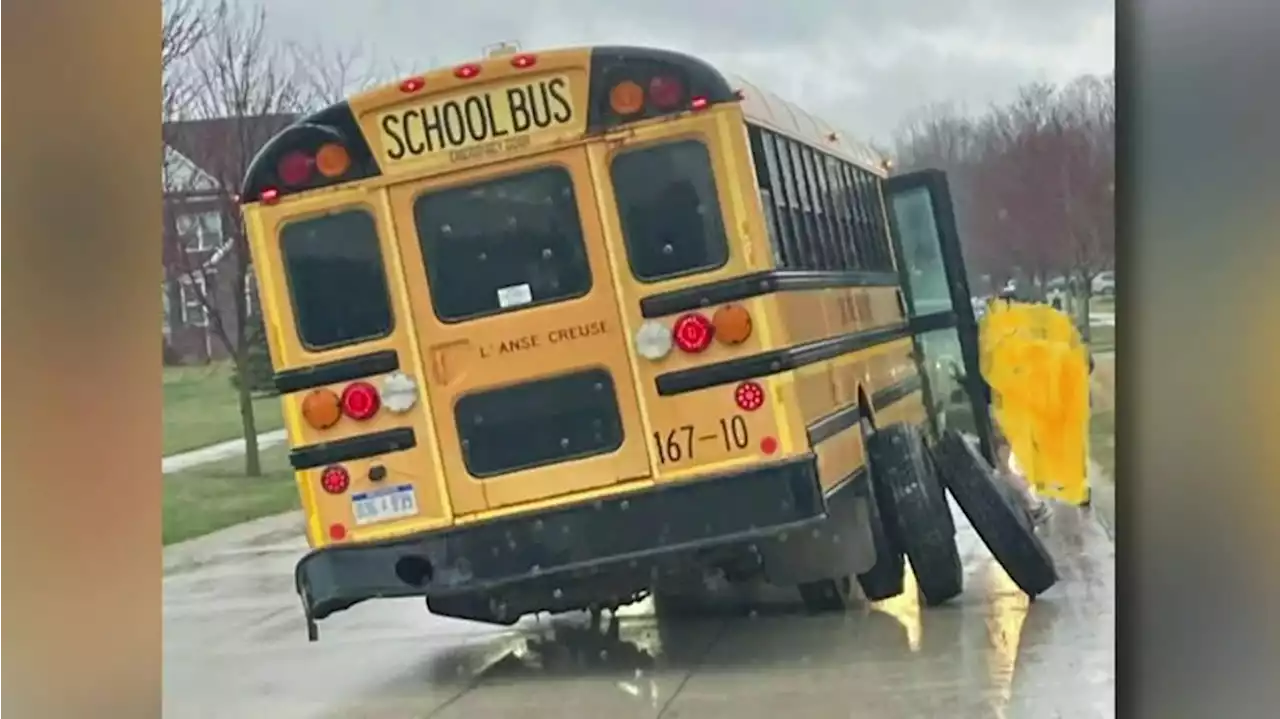 Wheels reportedly fall off school bus while it’s in motion