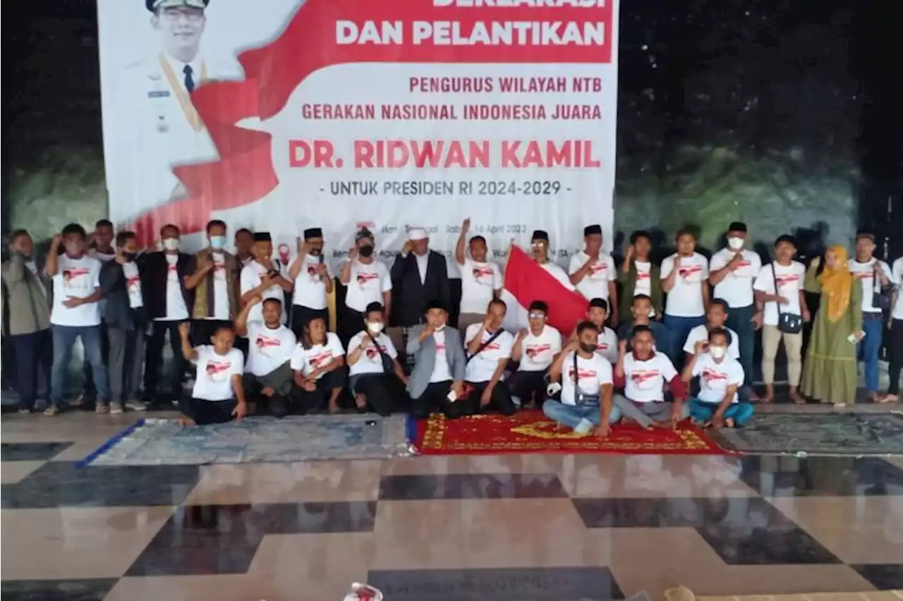 GNIJ deklarasi Ridwan Kamil Capres 2024