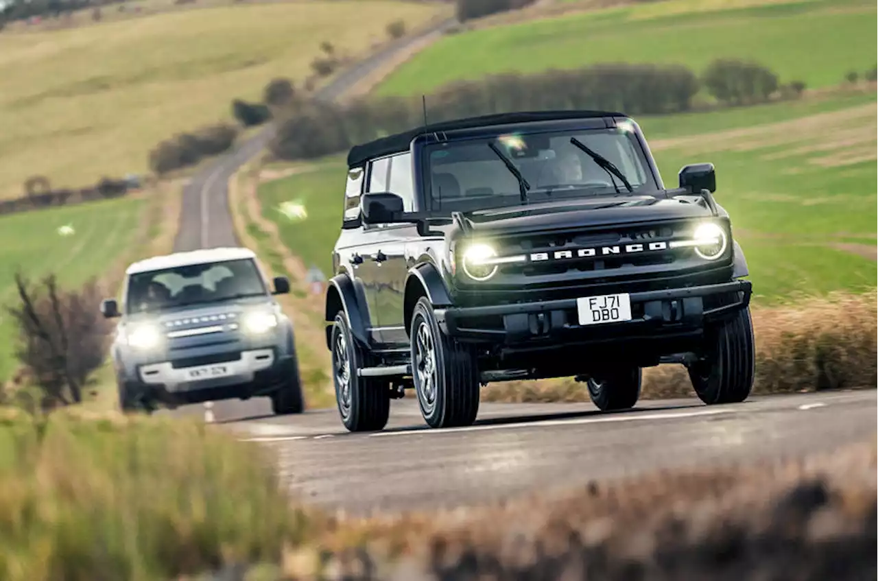 Ford Bronco vs Land Rover Defender: US and UK 4x4s face-off | Autocar