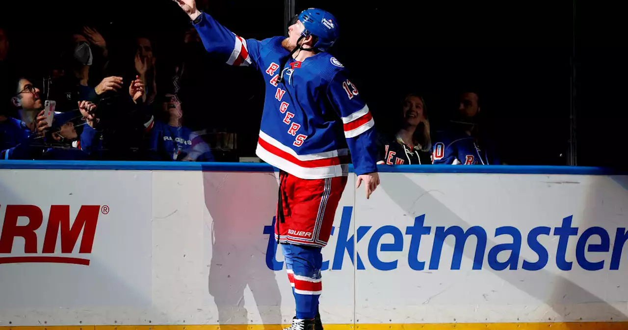 Lafreniere scores twice as Rangers blank Red Wings 4-0