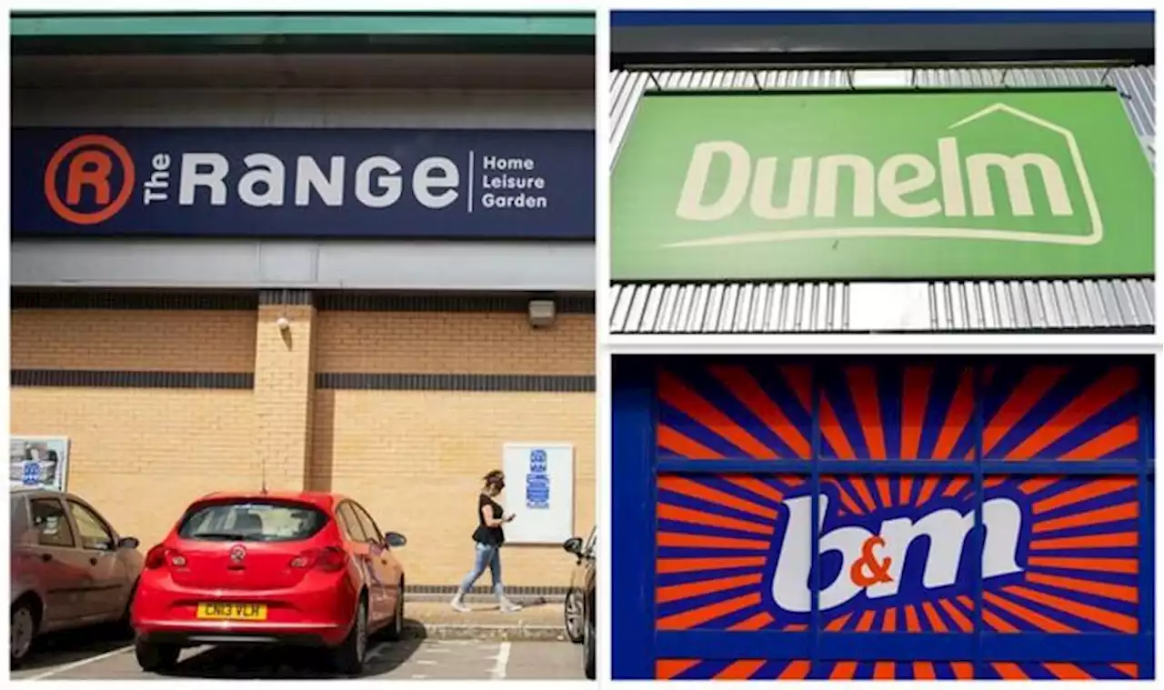 Is The Range, B&M or Dunelm open on Easter Sunday?