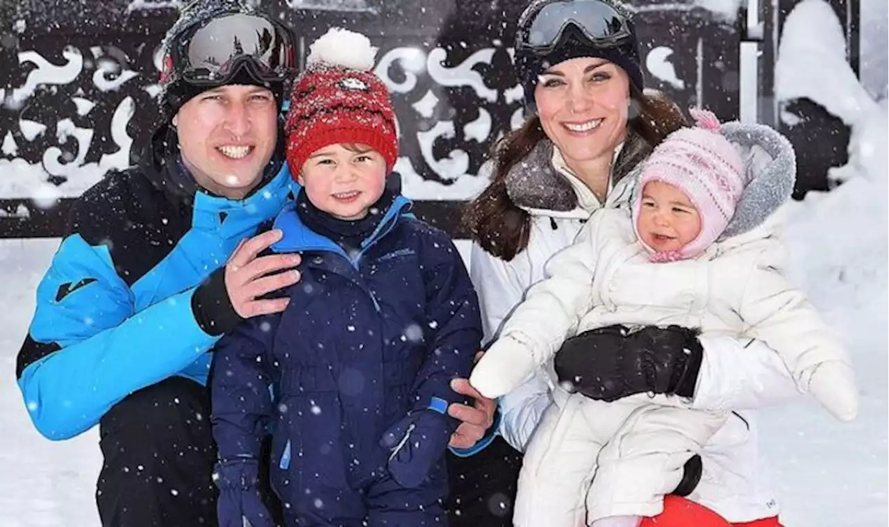 Kate Middleton and Prince William miss out on Harry's visit as Cambridges hit the slopes