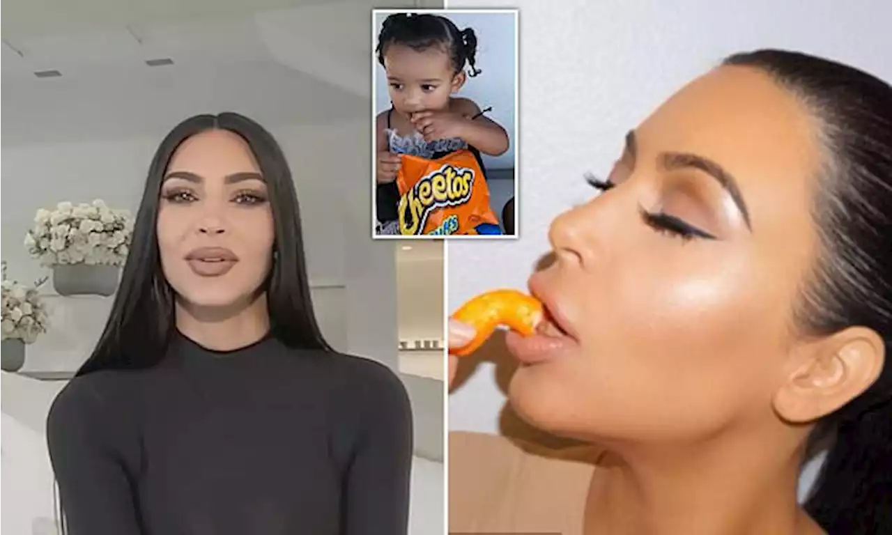 Kim Kardashian on why she swapped regular Cheetos for white cheddar