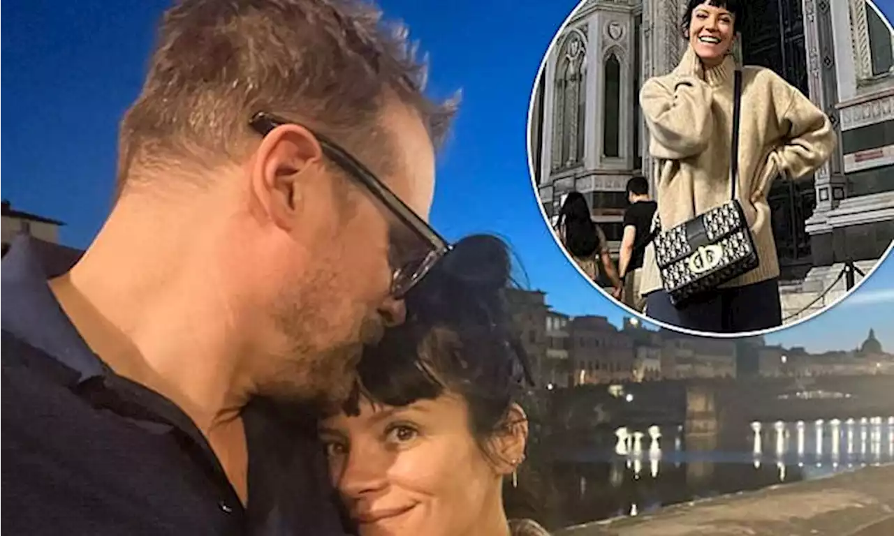 Lily Allen shares loved-up holiday snaps with husband David Harbour