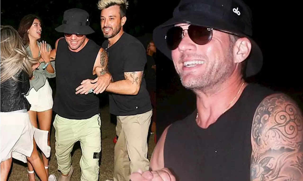 Ryan Phillippe leaves Coachella with two ladies on his arm