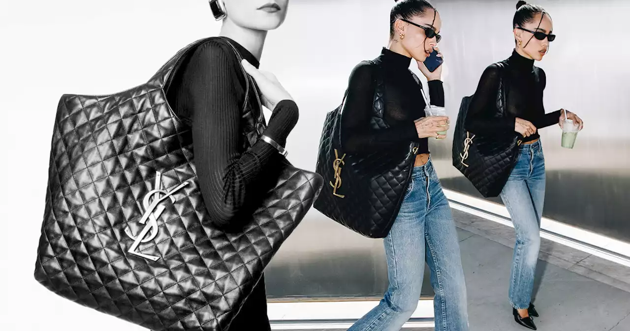 Saint Laurent Icare, la nuova borsa shopping per il 2022 | iO Donna