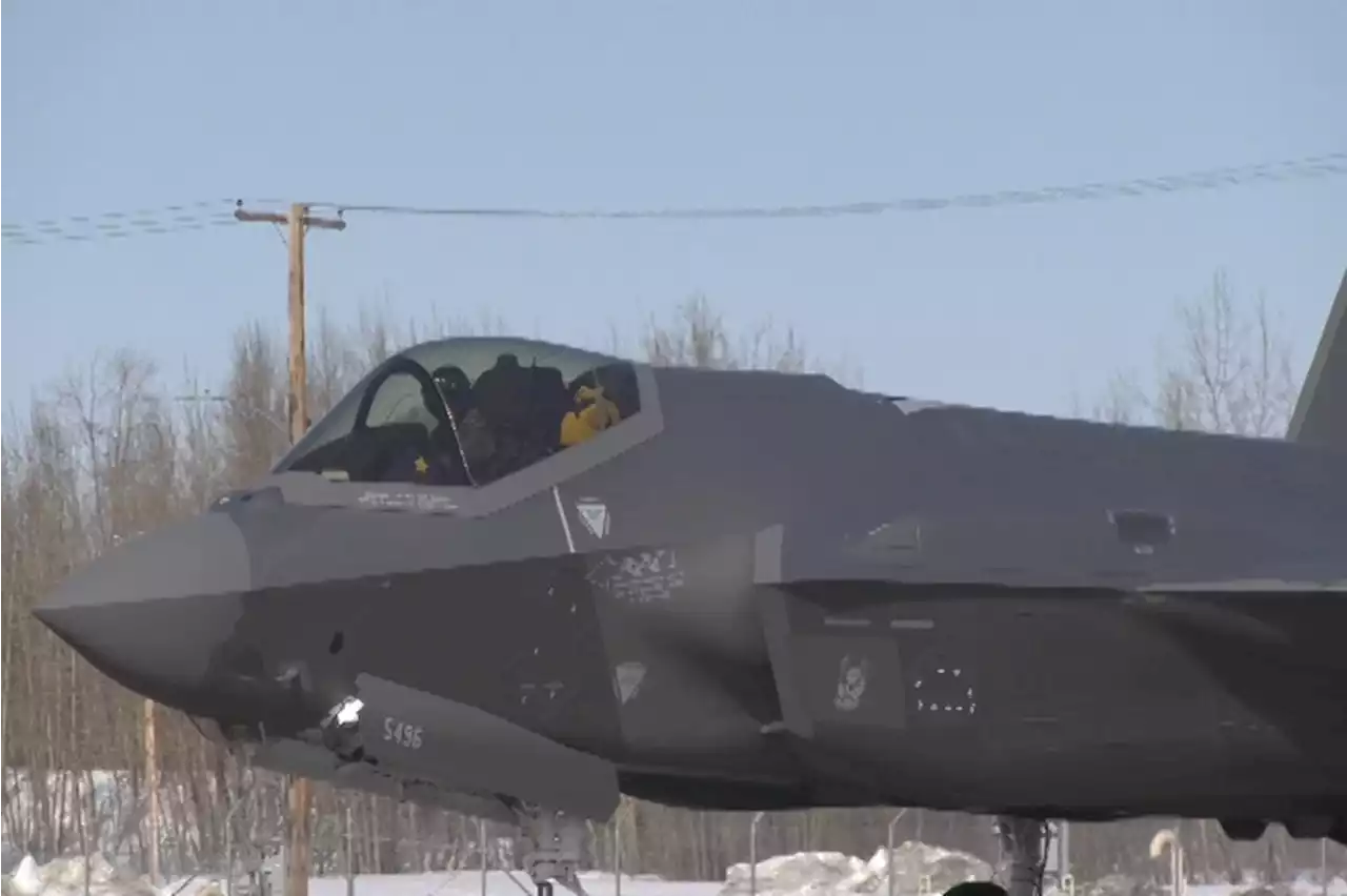 The last two F-35′s land at Eielson Air Force Base