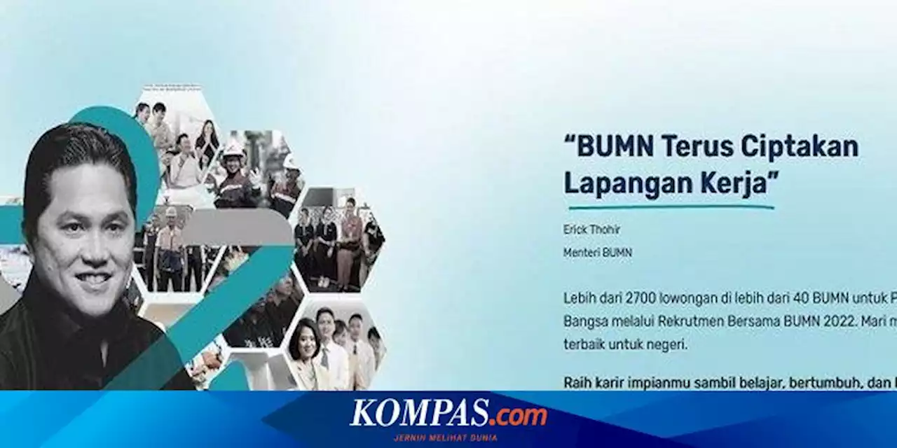 5 BUMN yang Buka Lowongan Semua Jurusan di Rekrutmen Bersama 2022