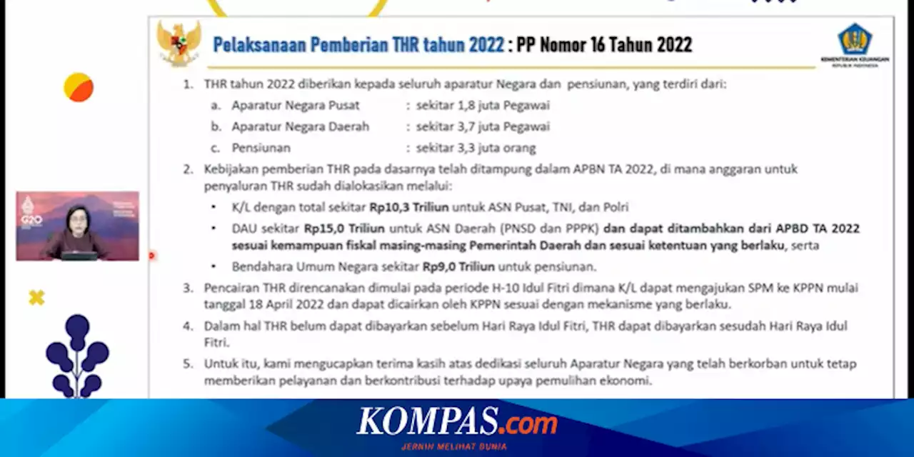 Catat, Ini Jadwal Pencairan THR PNS dan Gaji Ke-13 2022