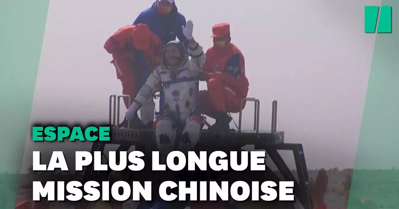 La mission chinoise Shenzhou-13 de retour après un séjour record dans l'espace