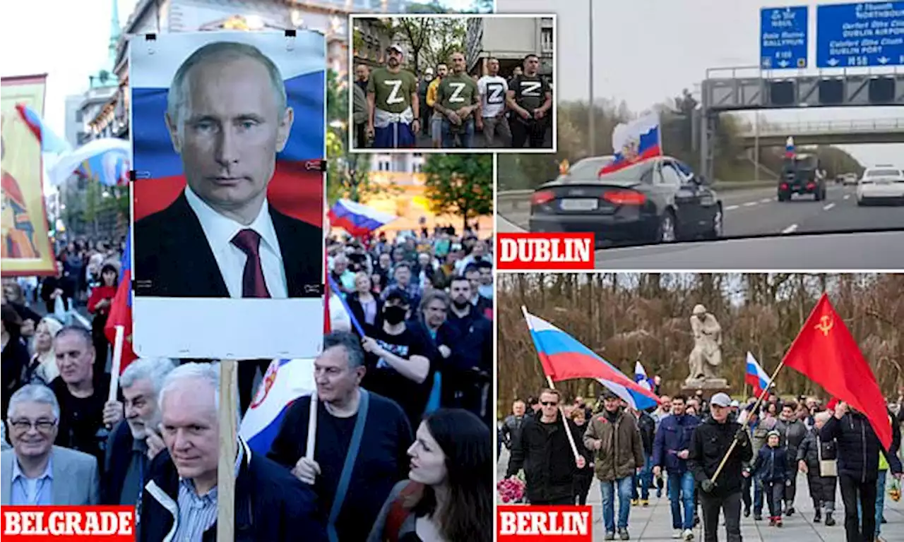 Putin 'is behind coordinated pro-Moscow demonstrations across Europe'