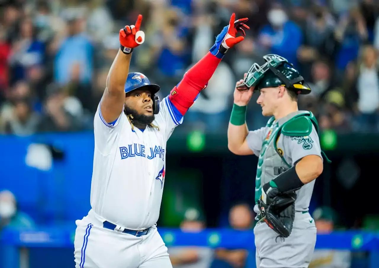 Guerrero Jr. hits MLB-leading 5th HR, Blue Jays beat A’s 4-1