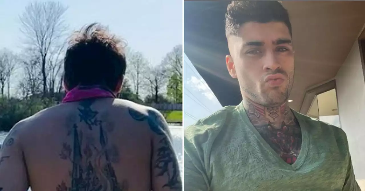 Zayn Malik broods for shirtless snap in rare post after split from Gigi Hadid