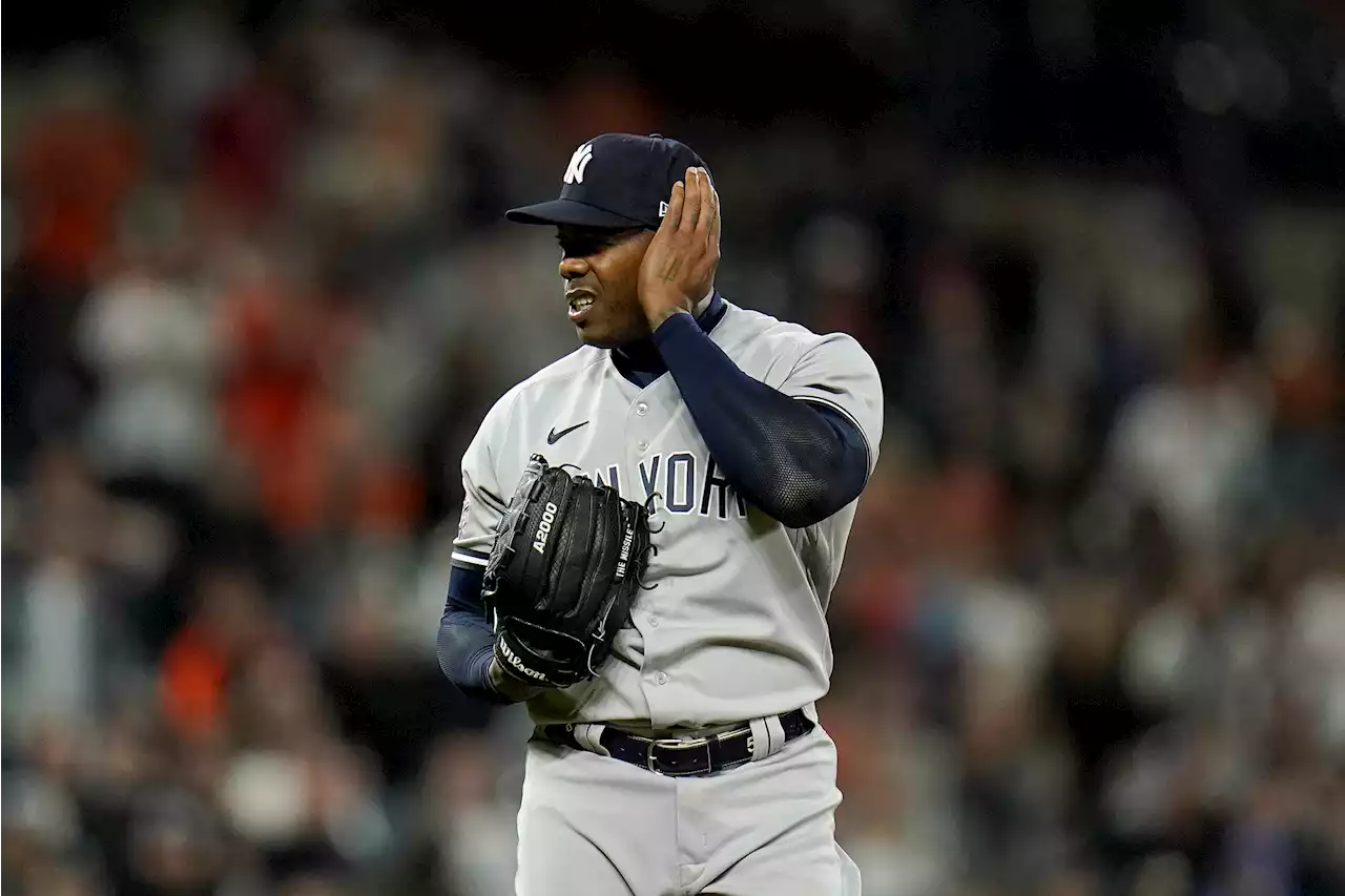 Yankees’ Aaron Boone stands by turning to Aroldis Chapman in 11th