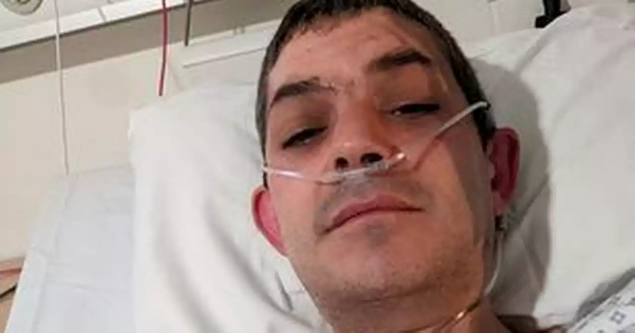 First Dates' Merlin Griffiths shares photo from hospital bed amid cancer battle