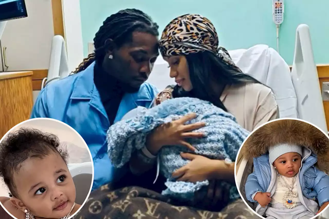 Cardi B and Offset reveal first photo, name of 7-month-old son