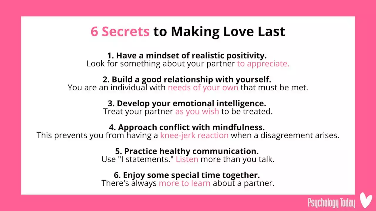 6 Secrets to Making Love Last