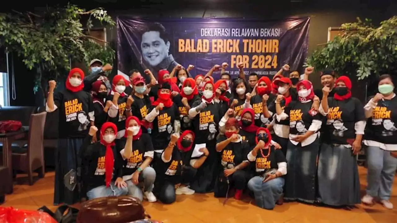 Emak-emak Bekasi Raya Deklarasikan Balad Erick Thohir |Republika Online