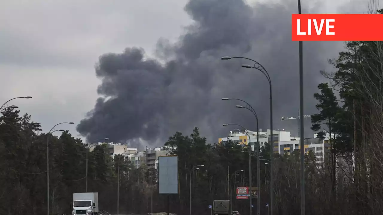 Direct - Guerre en Ukraine : une usine militaire dans la banlieue Kiev visée par des bombardements