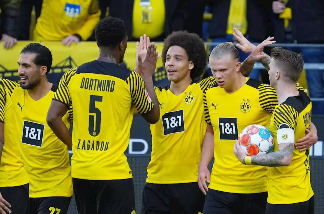 Bundesliga: Dortmund déroule contre Wolfsbourg (6-1), Witsel buteur face à Casteels (vidéos)