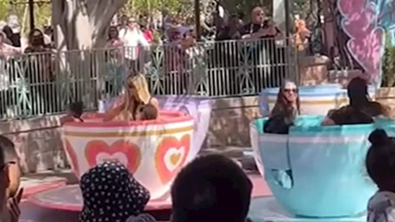 Kim, Khloe Kardashian and Kids Get VIP Treatment at Disneyland