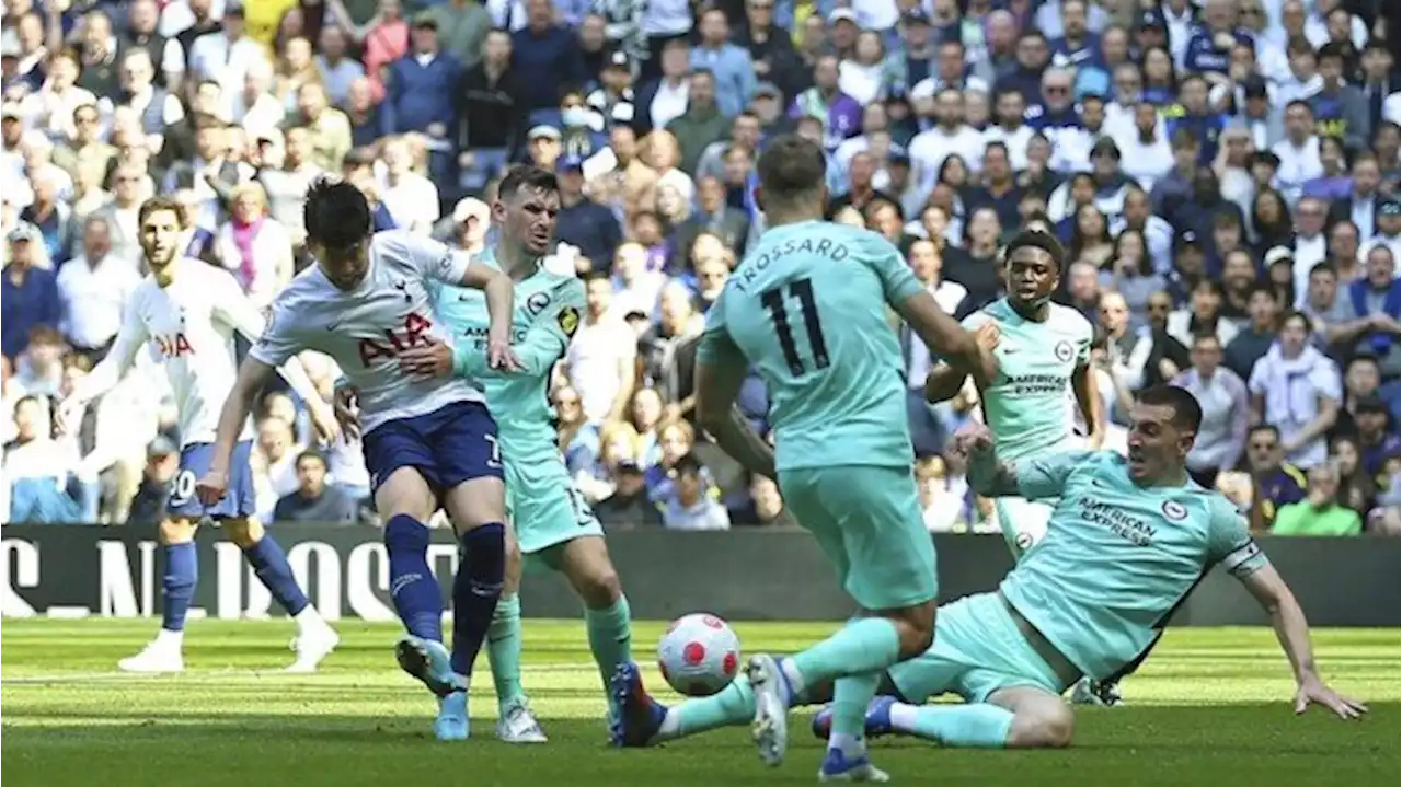 Gol Menit 90, Brighton Pecundangi Tottenham Hotspur