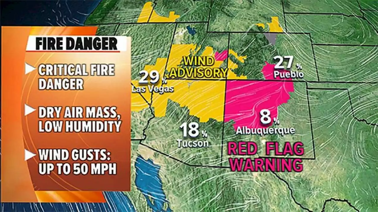 High fire threat persists in New Mexico amid devastating blaze