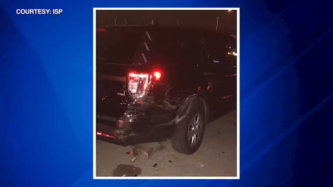 Drunk driver crashes into Illinois State Police vehicle on I-55; 11th Scott's Law violation involving ISP squad car in 2022