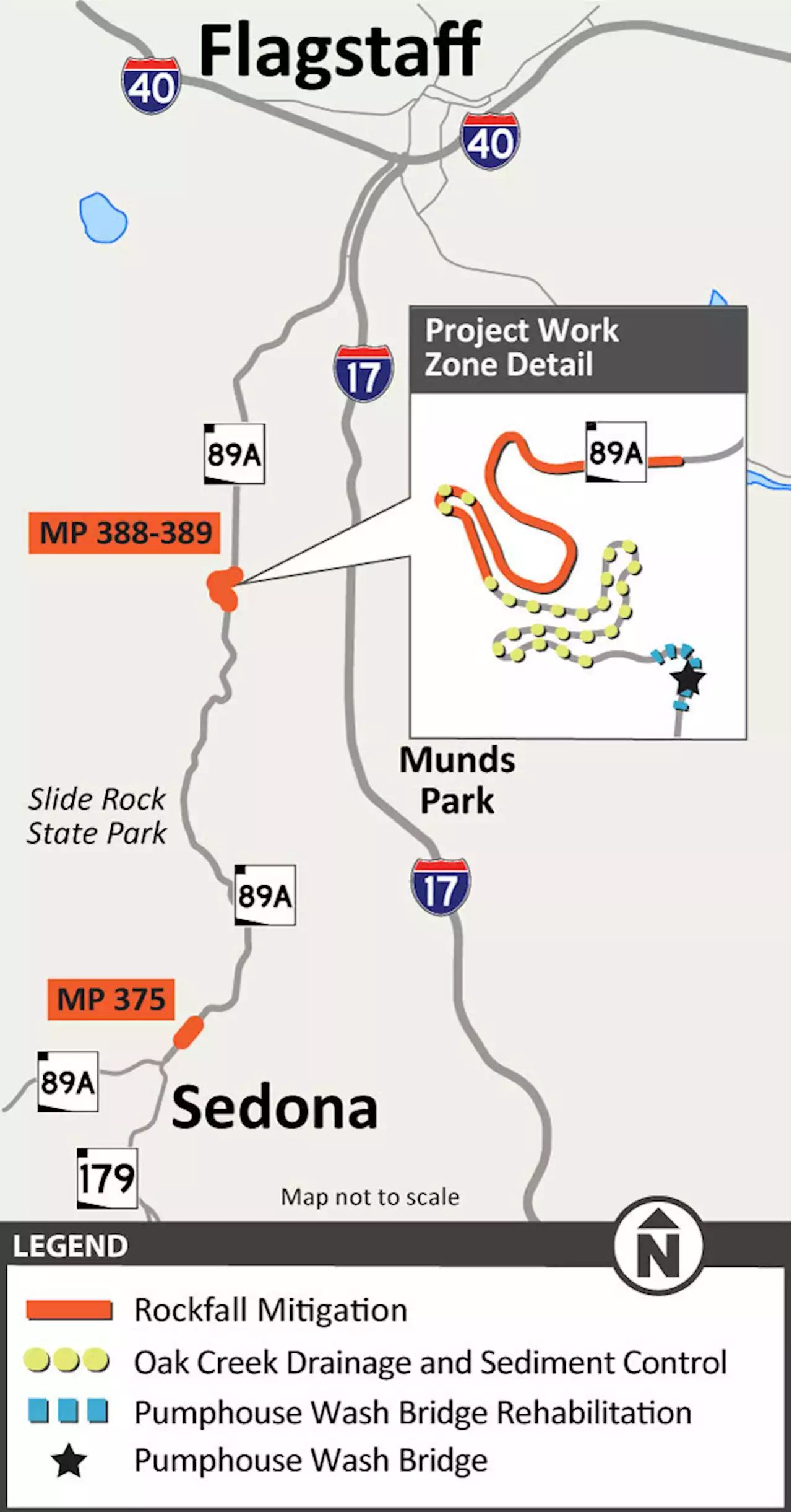 Construction on SR 89A Oak Creek Canyon Improvements to begin April 18