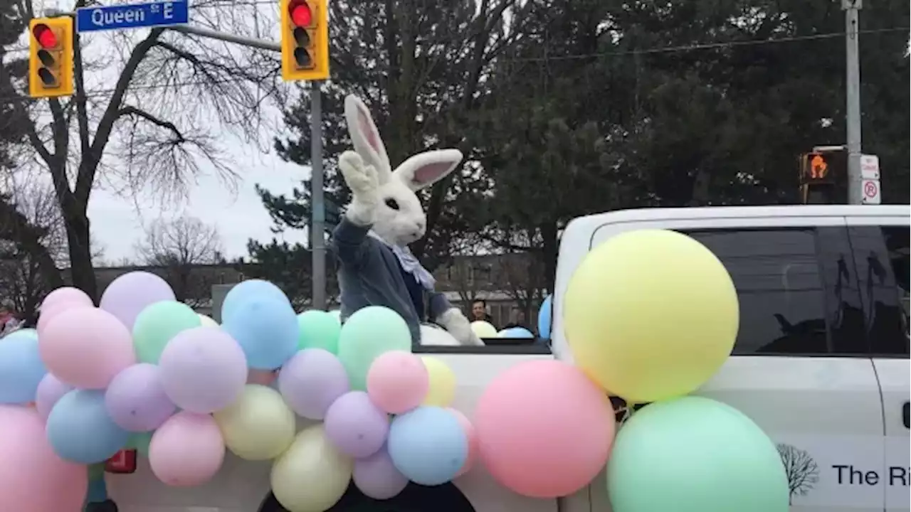 The Easter Bunny bounces back to the GTA as in-person celebrations return after 2 years | CBC News