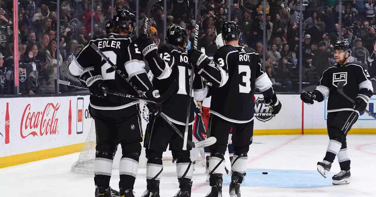 LA Kings beat Columbus 2-1, take step toward playoff spot