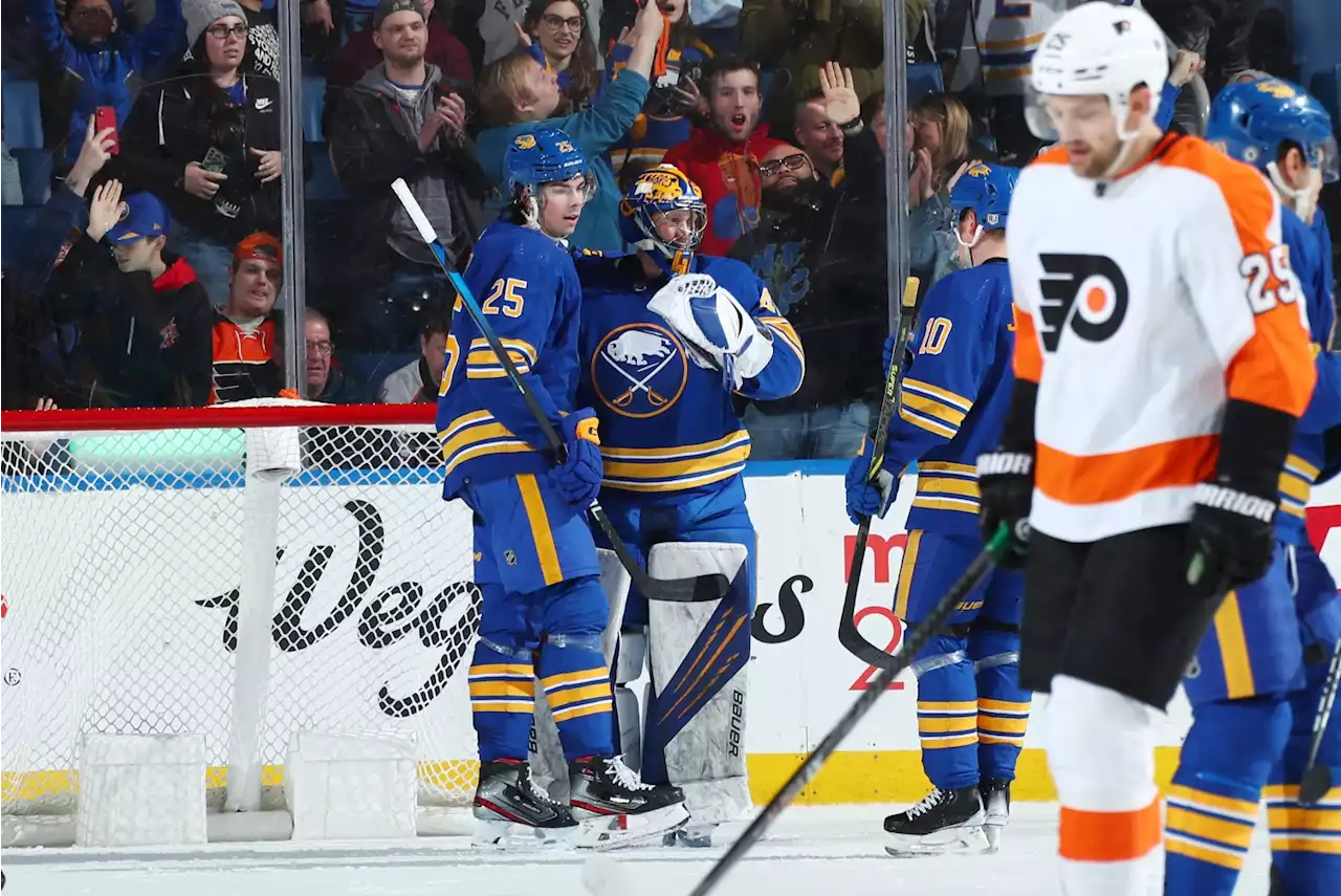 Sabres' 4-Goal 2nd-Period Surge Fuels 4-3 Win Over Flyers